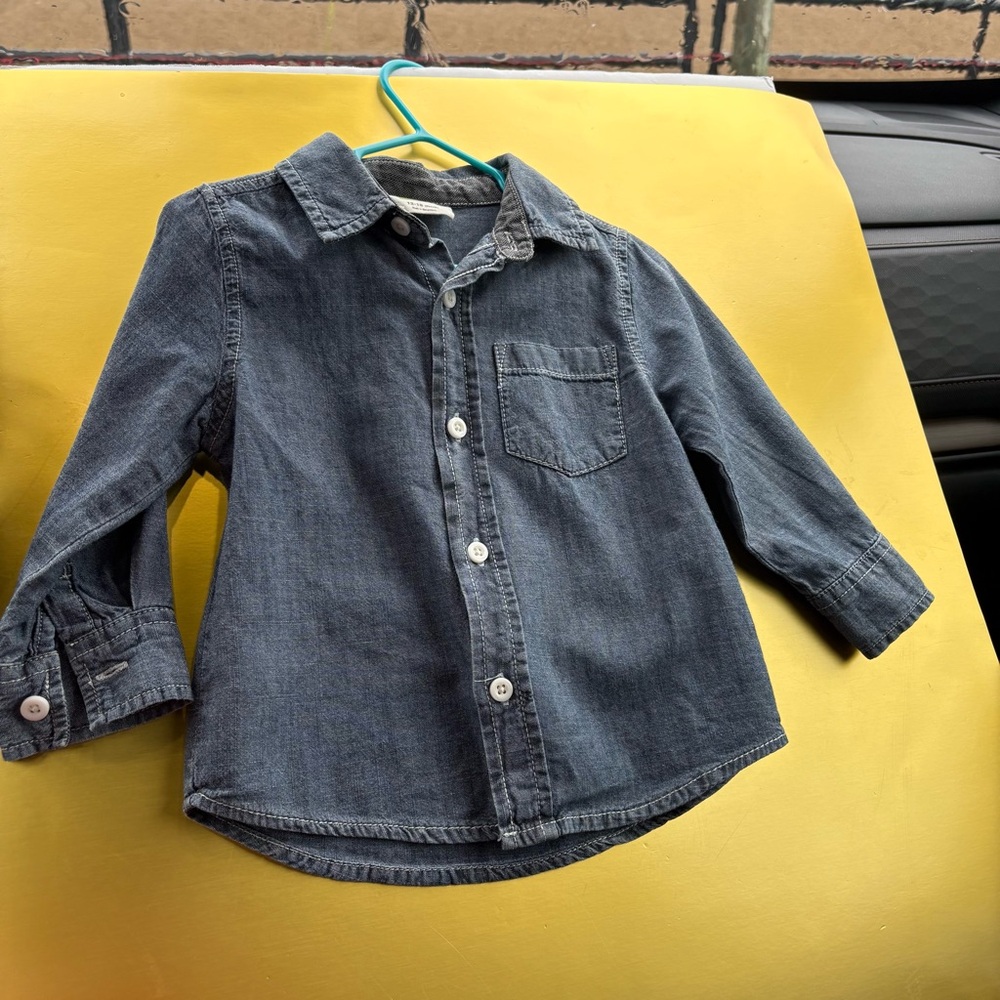 Crazy 8 Blue Denim Shirt